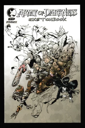 cover image army of darkness sketchbook lot of