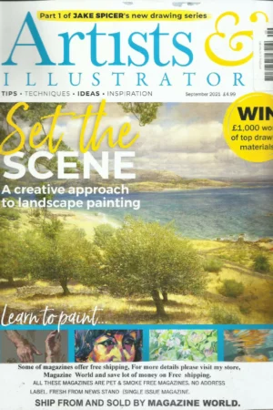 cover image artists illustrator magazine set the scene