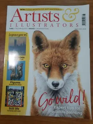 cover image artists illustrators magazine august 2021