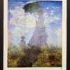 cover image claude monet 1988 lithograph poster woman
