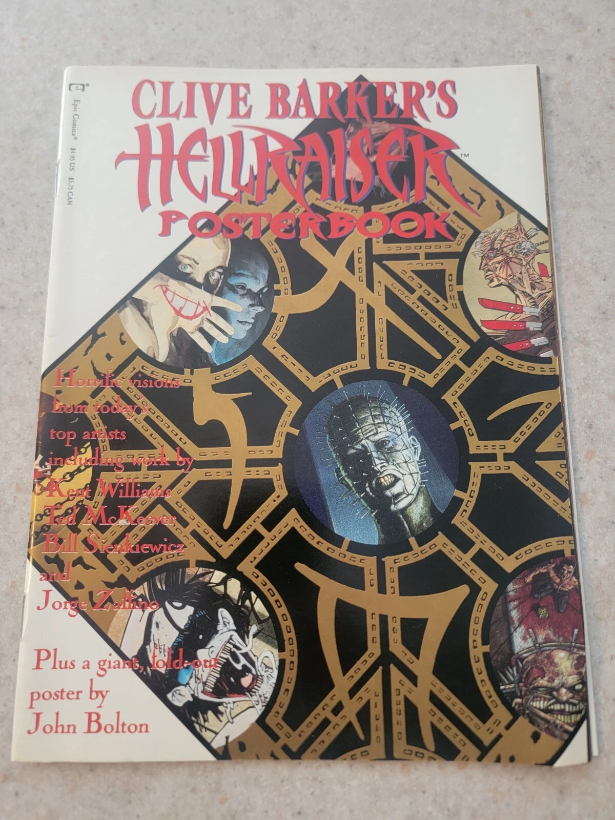 cover image clive barker s hellraiser posterbook 1991