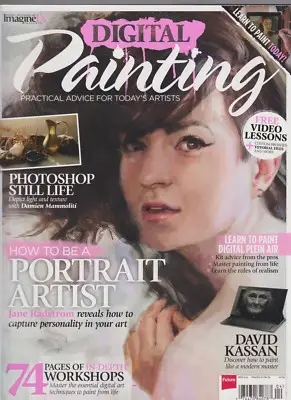 cover image digital painting magazine learn to paint today