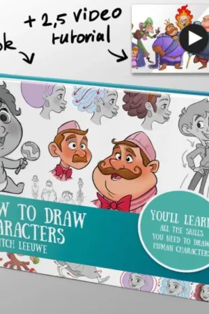 cover image how to draw characters art tutorials
