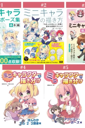 cover image how to draw character manga art