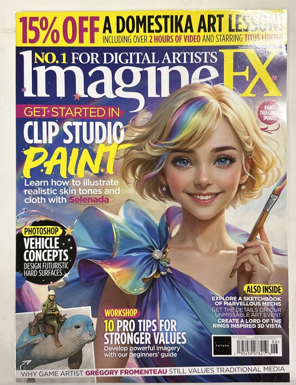 cover image imagine fx magazine get started in