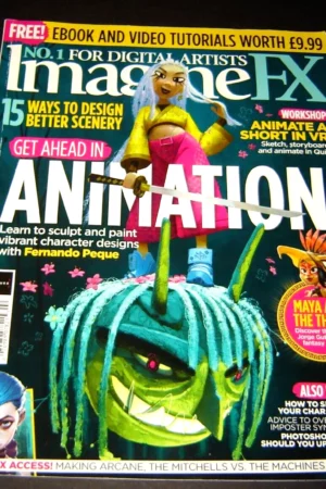 cover image imaginefx get ahead in animation no