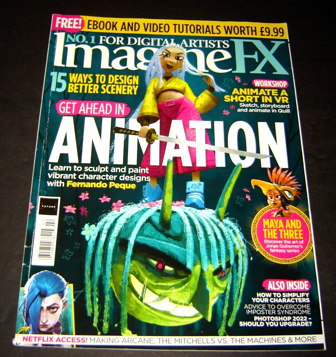cover image imaginefx get ahead in animation no