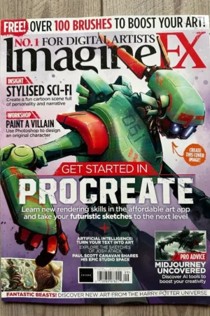 cover image imaginefx get painting no 216 september