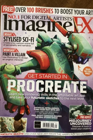 cover image imaginefx get started in procreate no