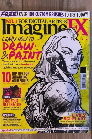cover image imaginefx learn how to draw paint
