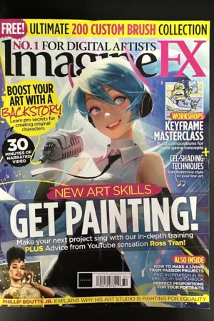 cover image imaginefx magazine new art skills get