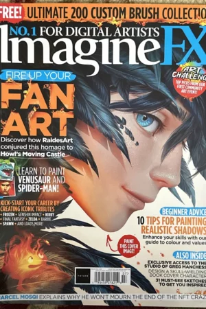 cover image imagine fx digital artist uk magazine