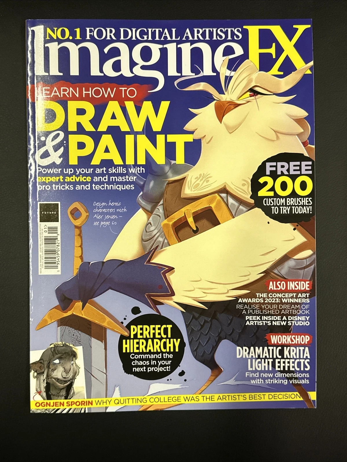cover image imagine fx magazine january 2024 issue