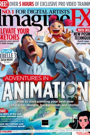 cover image imagine fx october 2018 concept art