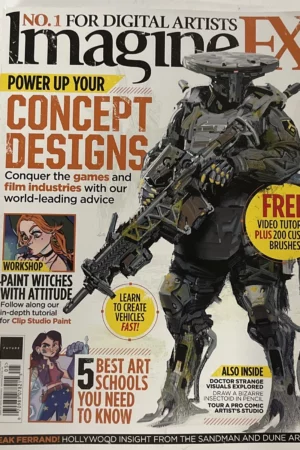 cover image imagine fx magazine issue 225 concept