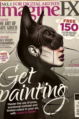 cover image imaginefx magazine get painting november 2022
