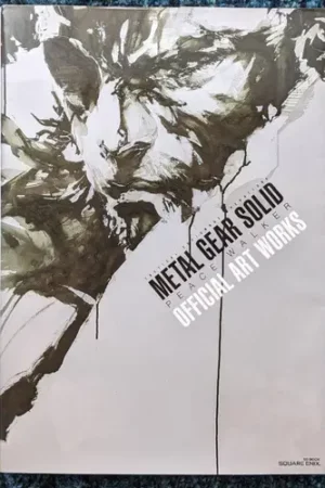 cover image metal gear solid peace walker official art works art book illustration japan