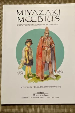 cover image miyazaki moebius exhibition catalogue hayao legende