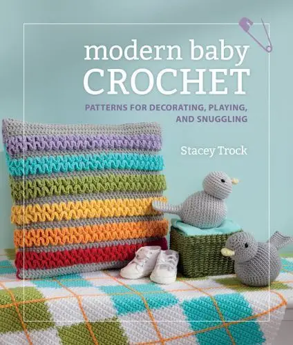cover image modern baby crochet patterns for decorating
