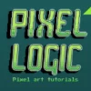 cover image pixel logic a guide to pixel art
