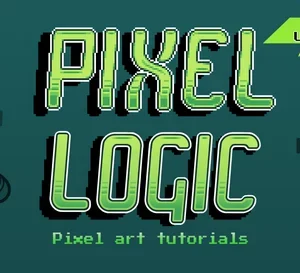 cover image pixel logic a guide to pixel art