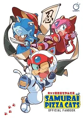 cover image samurai pizza cats official fan book