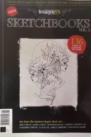 cover image sketchbooks vol 1 2023 imaginefx magazine