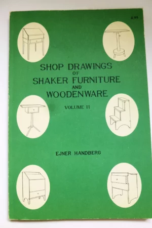 cover image shop drawings of shaker furniture and