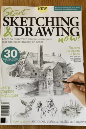 cover image start sketching and drawing now learn