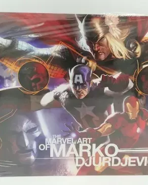 cover image the marvel art of marko djurdjevic 2009 hc new htf