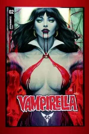 cover image vampirella fantasy art dynamite 2 collectible comic poster 24x36 new vam3