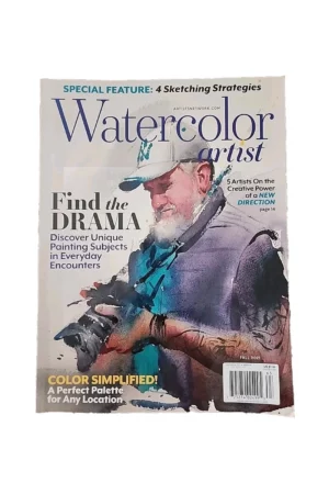 cover image watercolor artist fall 2021 sketching strategies