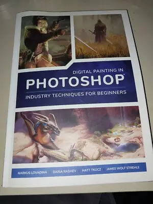 cover image digital painting in photoshop by markus lovadina book