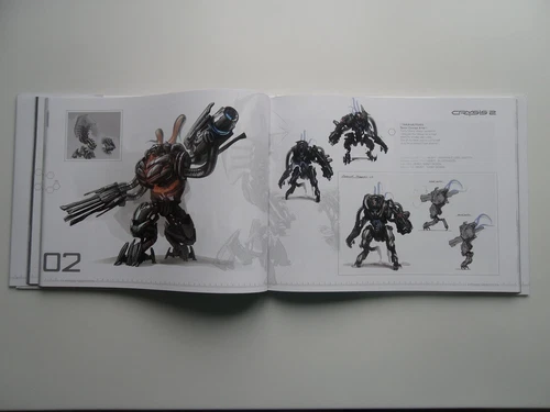 crysis 2 nano edition art book large 175 pages new rare collectors item10