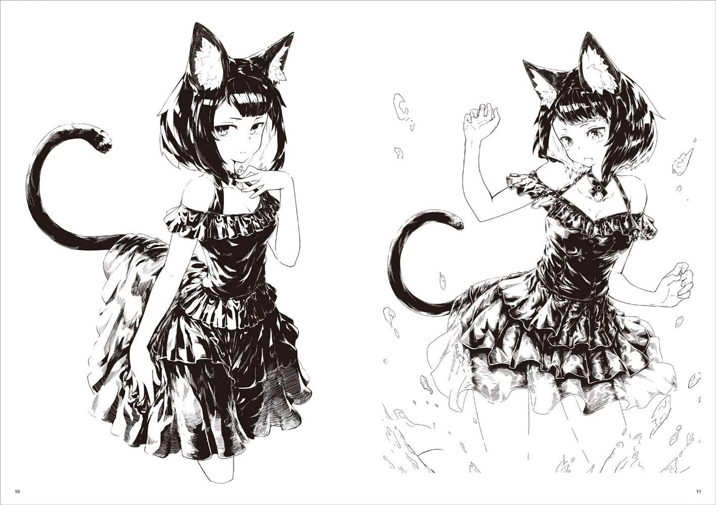 dhl how to draw manga monochrome3