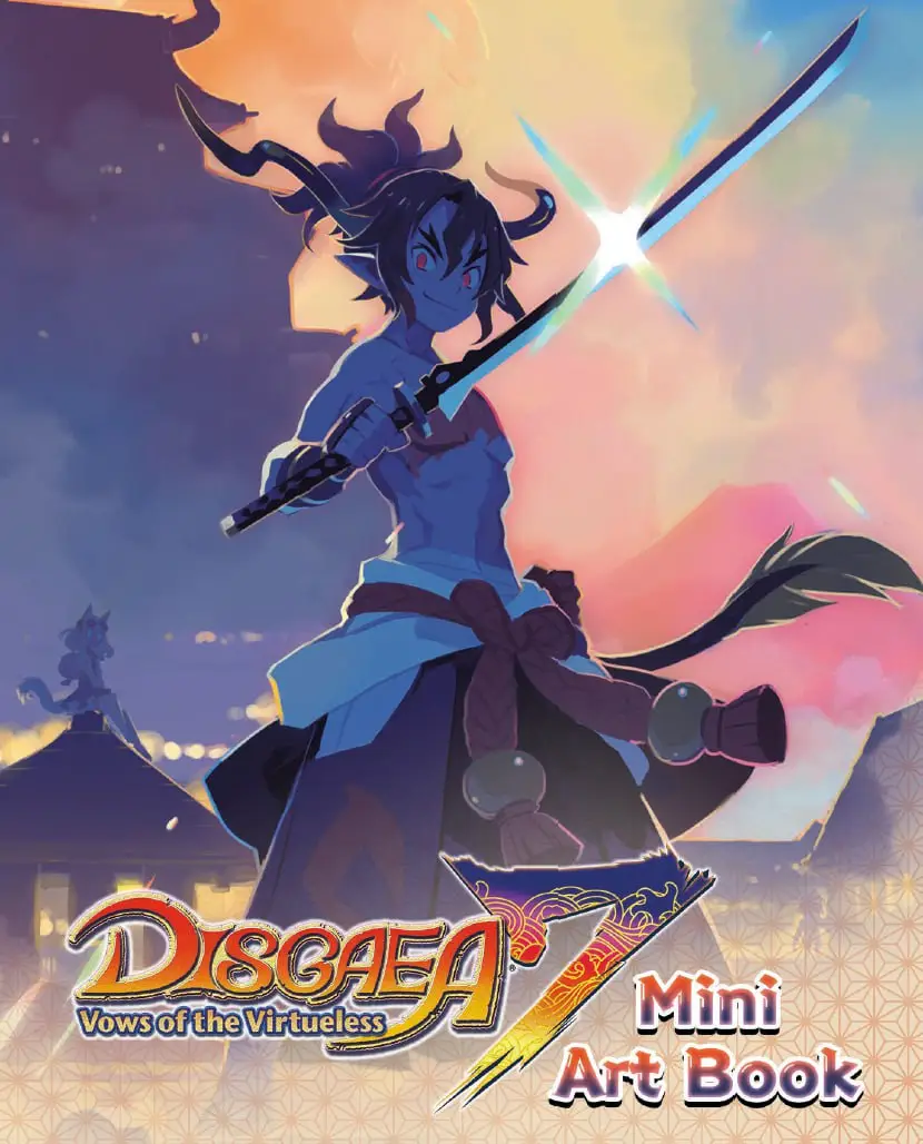 disgaea 7 mini art book for nintendo switch no game included