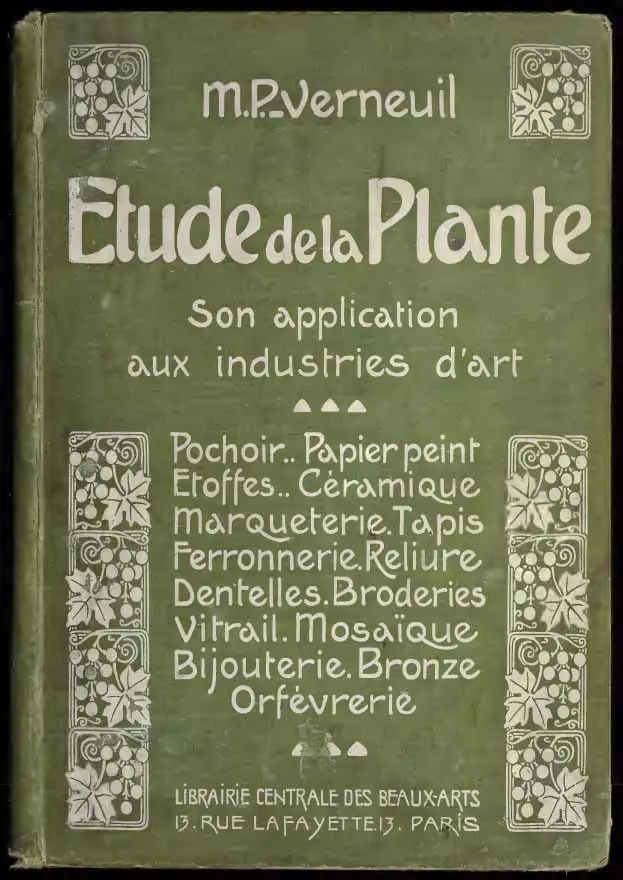 etude de la plante son application aux industries dart a a