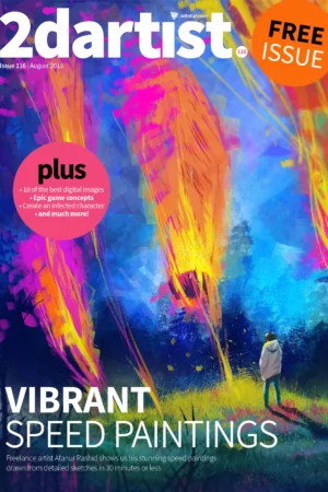 free issue 2dartist issue 116 august 2015 download only