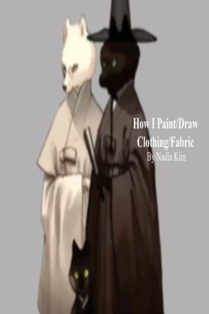 how i paintdraw clothingfabric by nadia kim