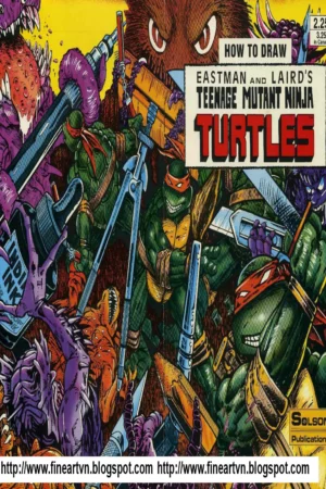 how to draw eastman and laird 39 s teenage mutant