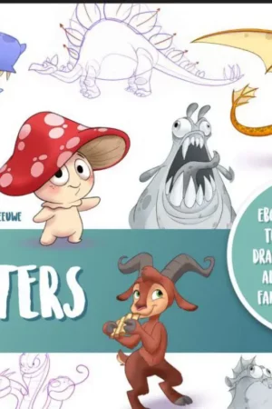 how to draw monster