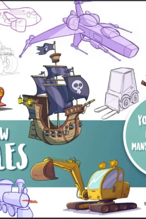how to draw vehicles