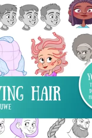 how to draw hair