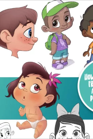 how to draw kids