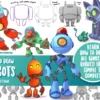 how to draw robots