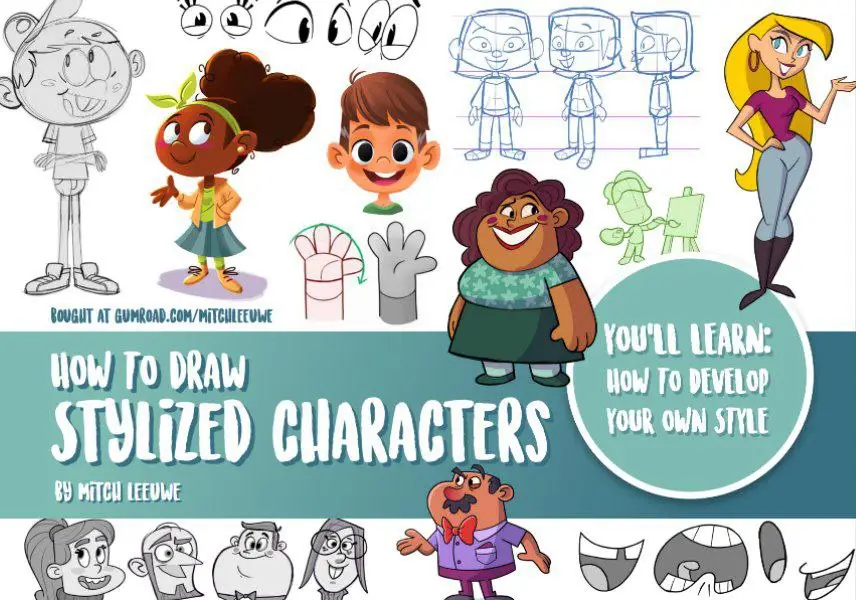 how to draw stylized chatacters