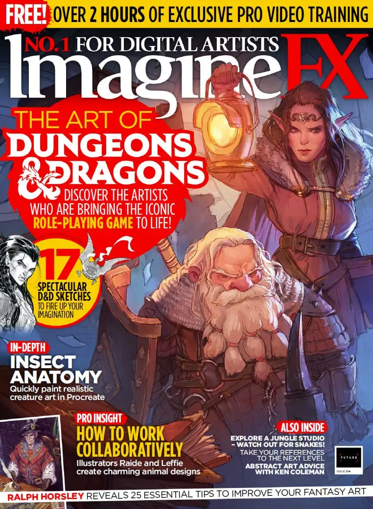 imaginefx art of dungeons dragons no 214 july 20