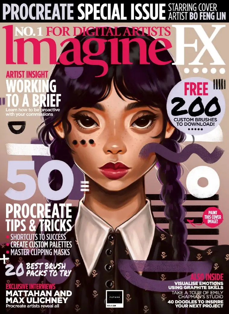 imaginefx procreate special issue bo feng lin iss