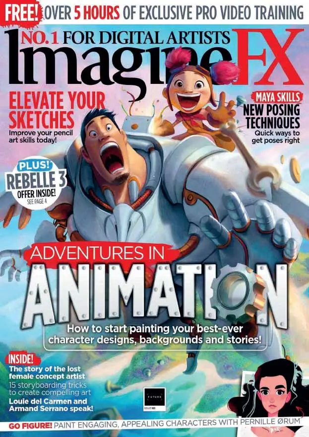 imagine fx october 2018 concept art skills issue 165 f