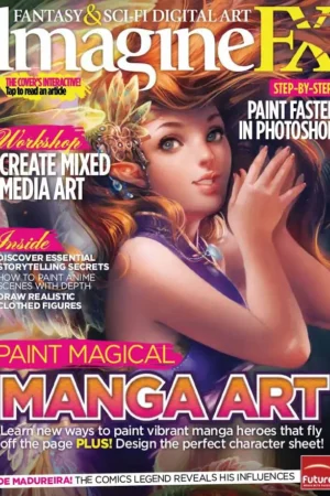 imaginefx magazine issue 85 august 2012 manga art with cd